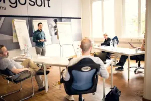 Seminar Ergosoft Bild eines Seminars bei Kunden
