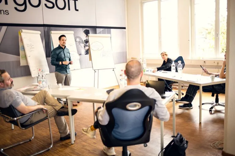 Bild eines Seminars bei Kunden