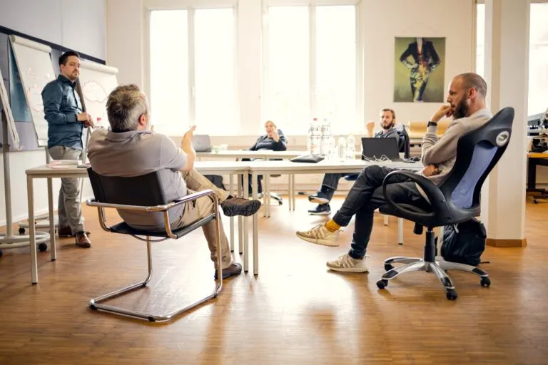 Bild eines Seminars bei Kunden