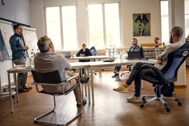 Bild eines Seminars bei Kunden